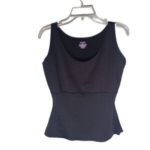 Spanx By Sara Blakely Top Womens XLarge Shapewear Slimming Black Tank Cami